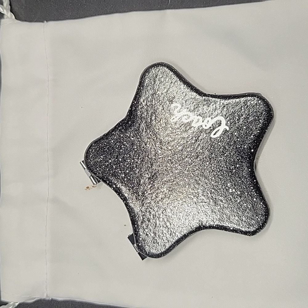 Coach Glitter Star Compact Black Mirror NWT - Picture 4 of 6